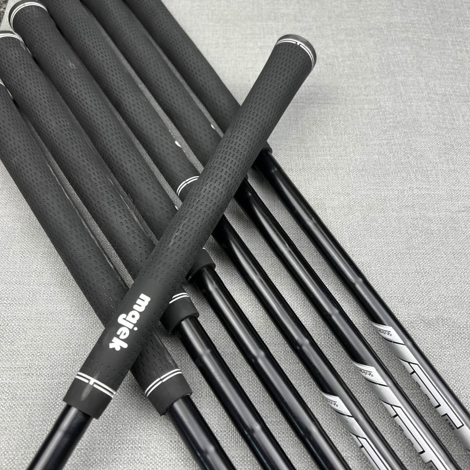 Cobra King Forged TEC Black Irons - Stiff Flex Black Shafts / 4-PW