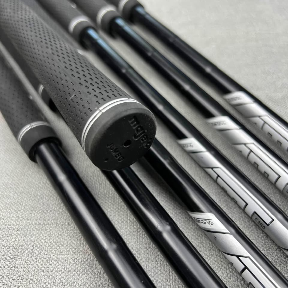 Cobra King Forged TEC Black Irons - Stiff Flex Black Shafts / 4-PW