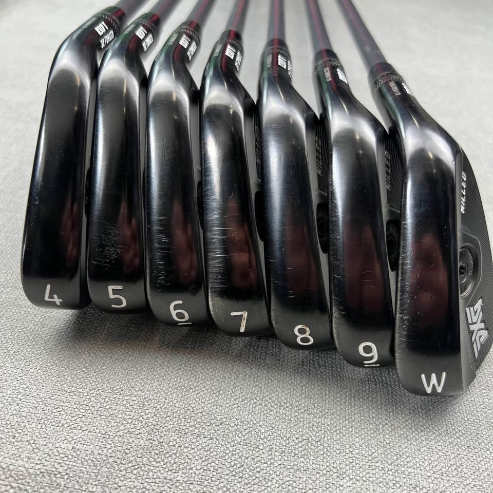 PXG 0317 T 3X Forged Black Irons - Stiff Flex Upgrade / 4-PW