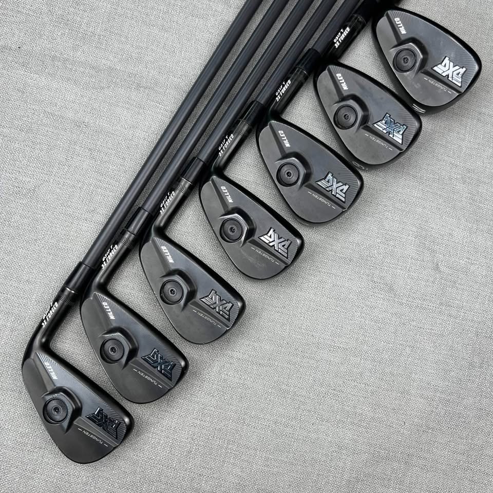 PXG 0317 T 3X Forged Black Irons - Stiff Flex Upgrade / 4-PW
