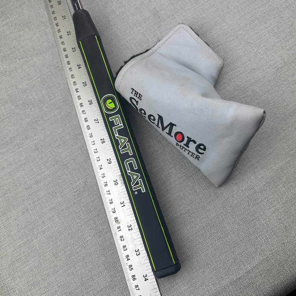 SeeMore Nashville Studio Series ONE Putter - Flat Cat Grip / 34 Inches (Rare Model)