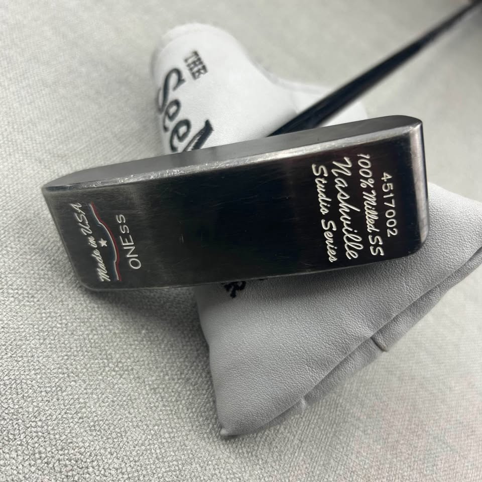 SeeMore Nashville Studio Series ONE Putter - Flat Cat Grip / 34 Inches (Rare Model)