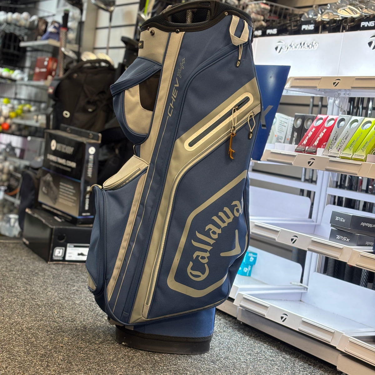 Callaway Chev 14+ Cart Bag - Blue