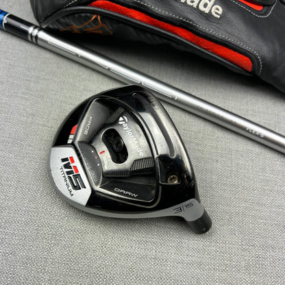 Taylormade M5 Titanium Fairway 3 Wood - Stiff Flex / 15 Degree