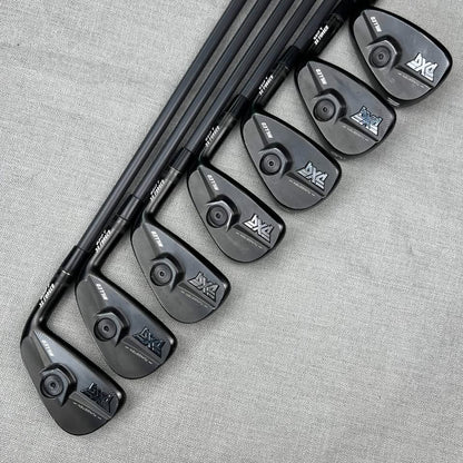 PXG 0317 T 3X Forged Black Irons - Stiff Flex Upgrade / 4-PW