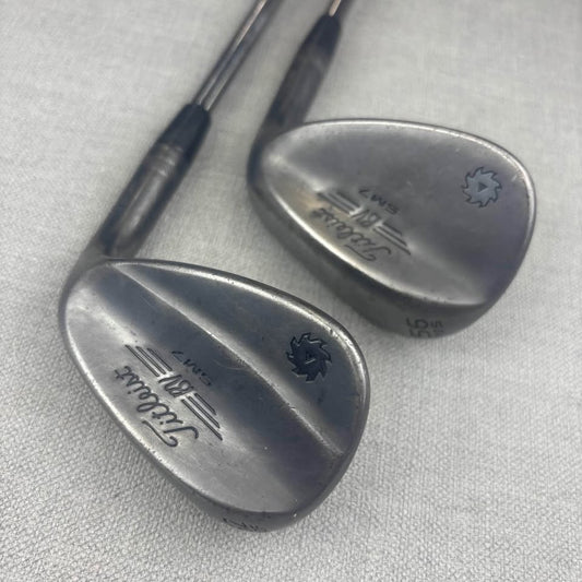 Titleist Vokey SM7 Black Wedges - X Flex PX 6.5 / 52 & 56 Degree