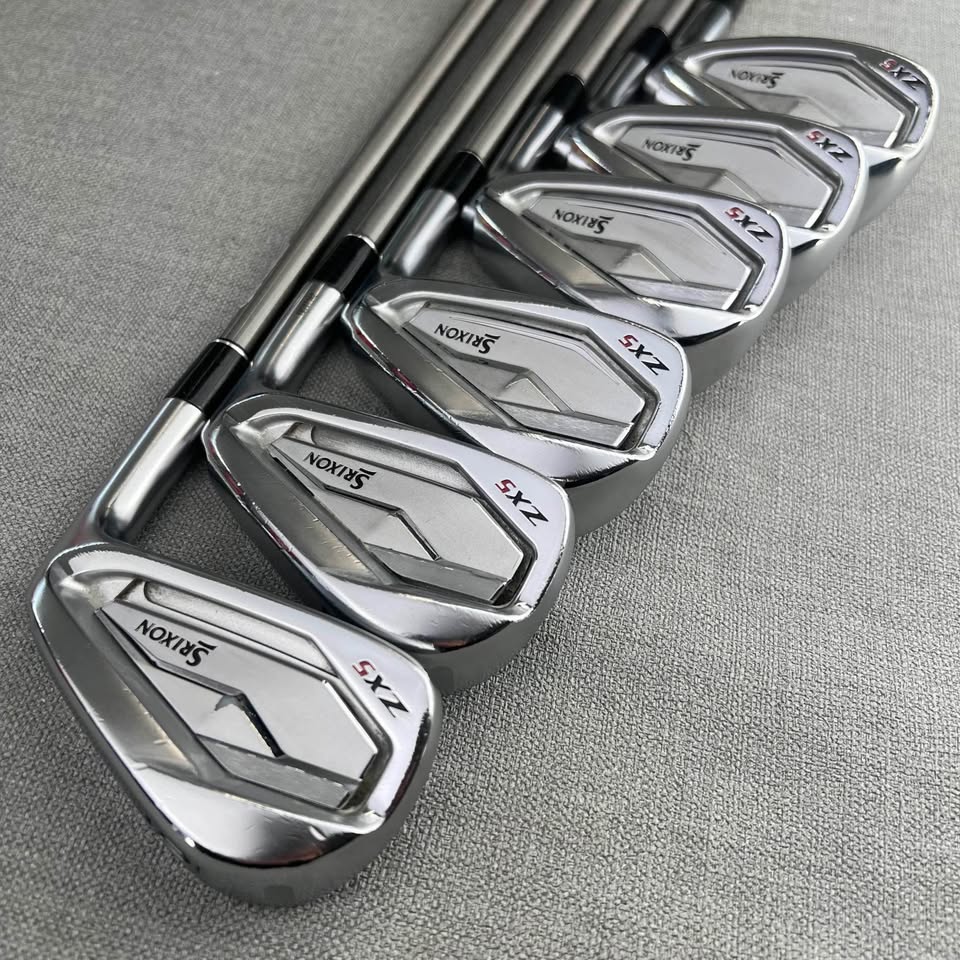 Srixon ZX5 Forged Irons - Upgraded Graphite Steelfibre Regular Flex / 6-AW