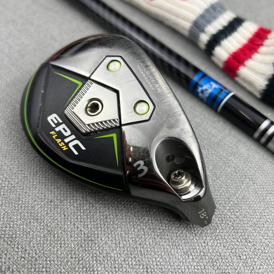 Callaway Epic Flash 3 Hybrid - Stiff Flex / 18 Degree Adjustable