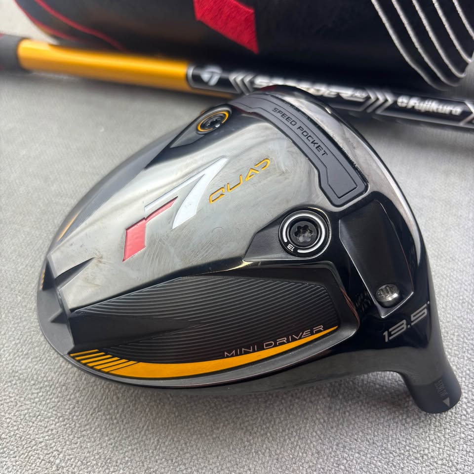 Taylormade R7 Quad Mini Driver - 13.5 Degrees / Stiff Flex