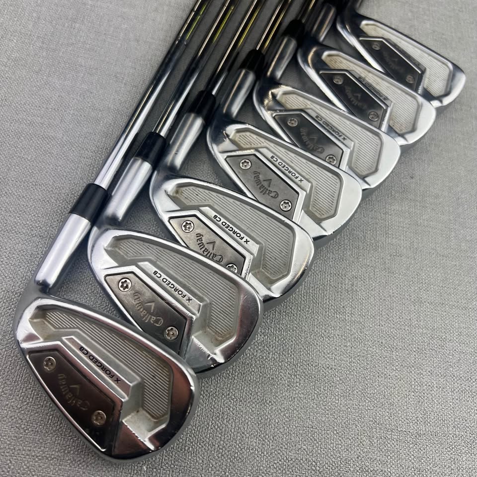 Callaway X Forged CB Tour Issue Irons - X Flex KBS / 4-PW