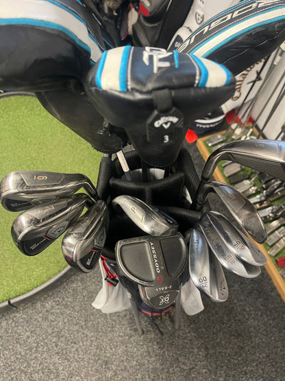 Callaway Complete Set - Driver Fairway Hybrid Irons Wedges & Putter
