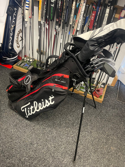 Titleist Complete Set - Driver Fairway Hybrid Irons Wedges Putter & Bag