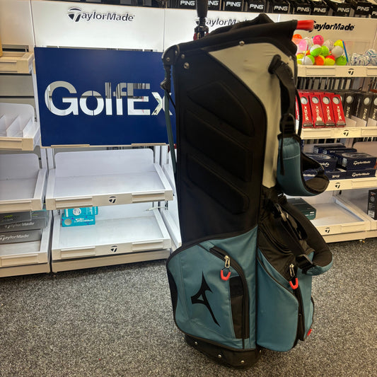 Mizuno BR-D 4 Carry Bag - Wht/Blk/Blue (Umbrella Included)