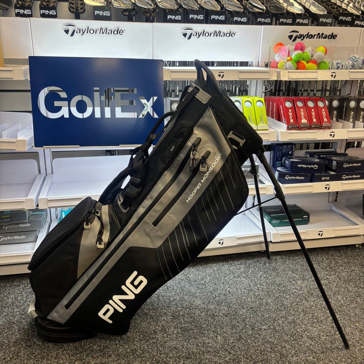 Ping Hoofer Monsoon Carry Bag - Blk/Grey