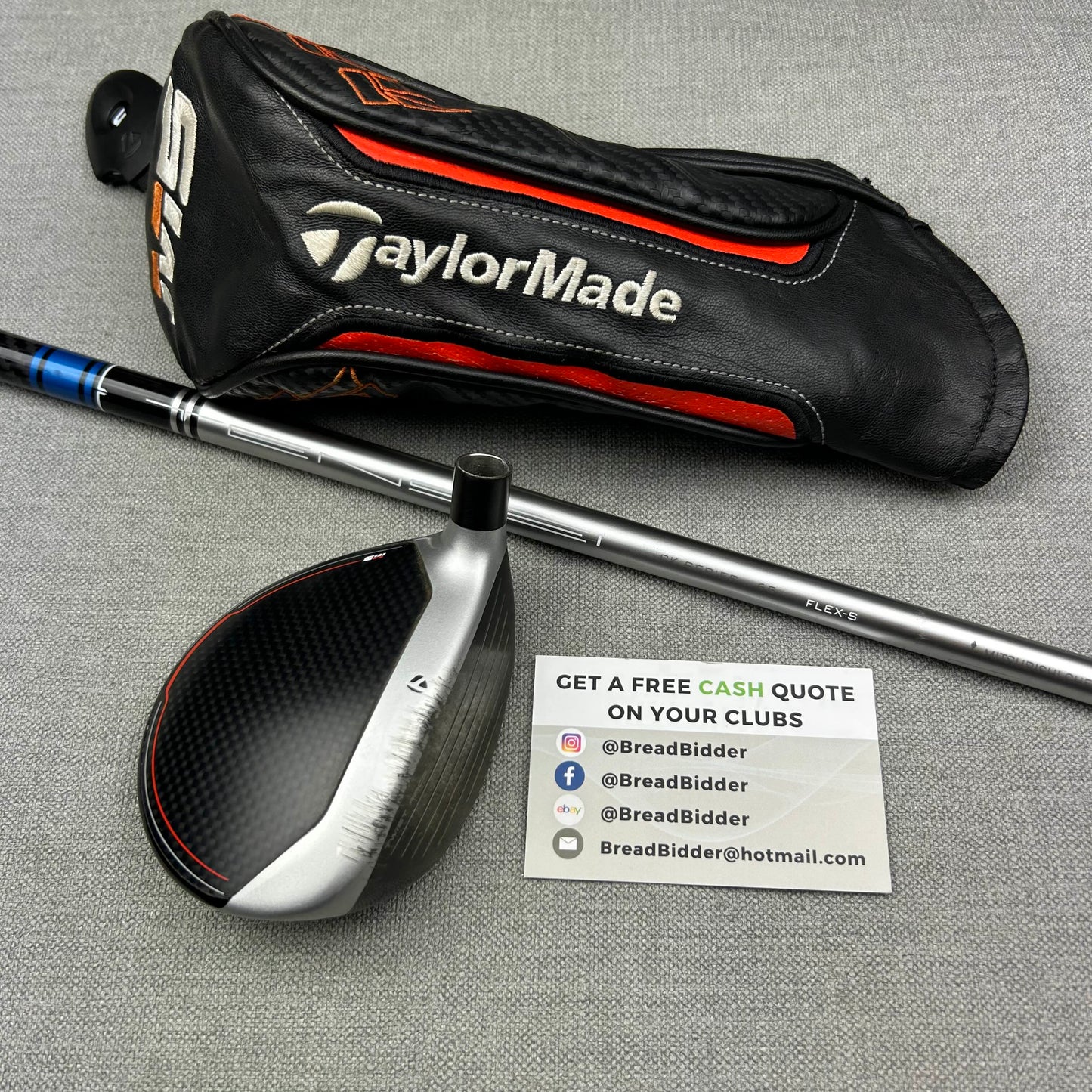 Taylormade M5 Titanium Fairway 3 Wood - Stiff Flex / 15 Degree