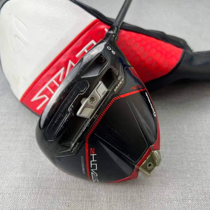 Taylormade Stealth2 Plus Driver - Stiff Flex Evenflow / 9 Degree Adjustable