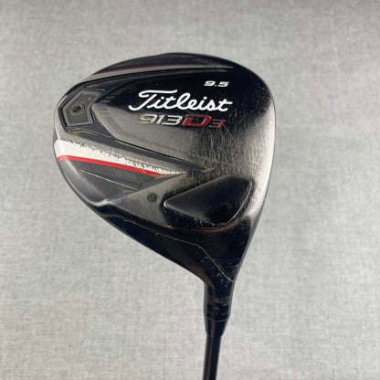 Titleist 913D3 Driver - Stiff Flex 60g / 9.5 YES Degree