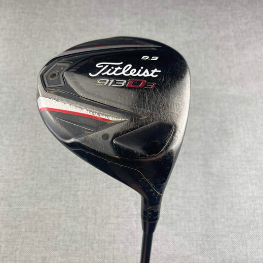 Titleist 913D3 Driver - Stiff Flex 60g / 9.5 YES Degree
