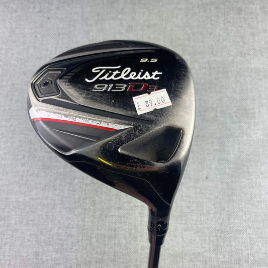 Titleist 913 D3 Driver - Senior  Flex 50g / 9.5 YES Degree