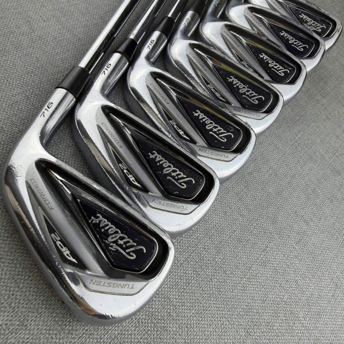 Titleist 716 AP2 Irons - Stiff Flex / 4-PW
