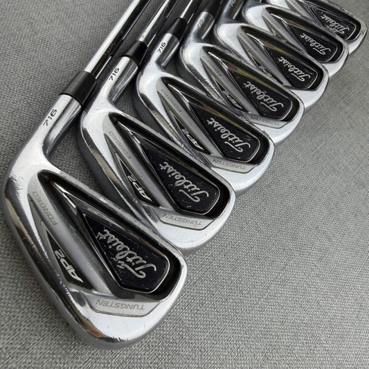 Titleist 716 AP2 Irons - Stiff Flex / 4-PW
