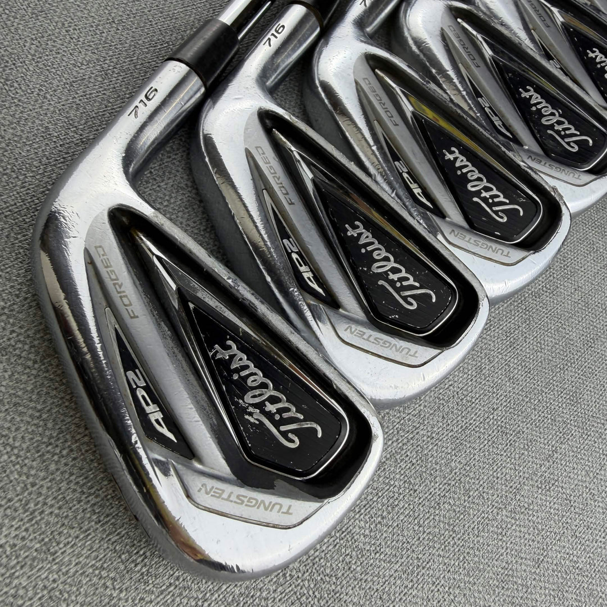 Titleist 716 AP2 Irons - Stiff Flex / 4-PW