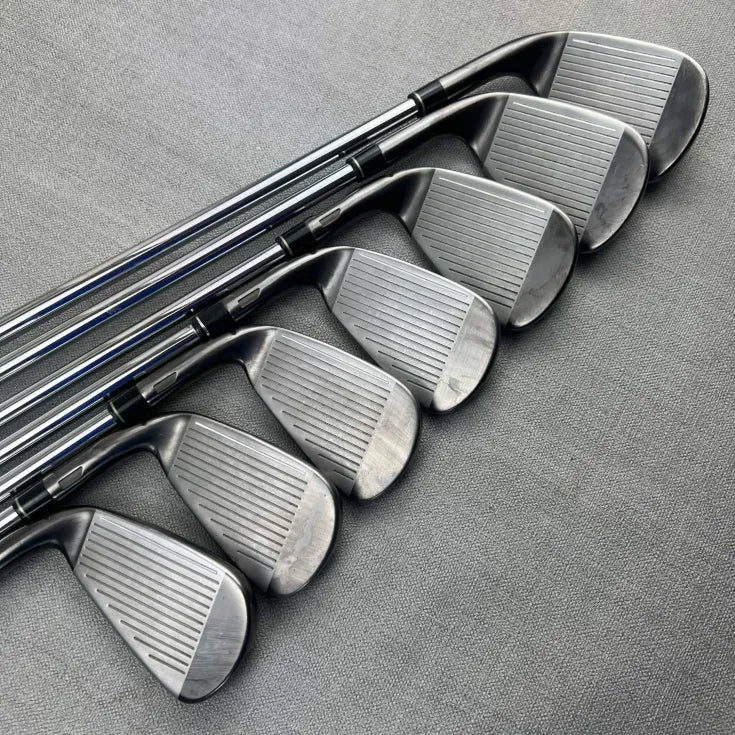 Taylormade Qi Iron Set (Gun Metal Finish) - Stiff Flex Project X 6.0 / 4-PW