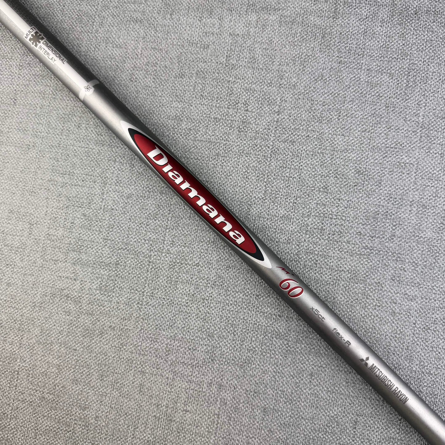 Mitsubishi Diamana Red - 60g Regular / Fairway Shaft / Titleist