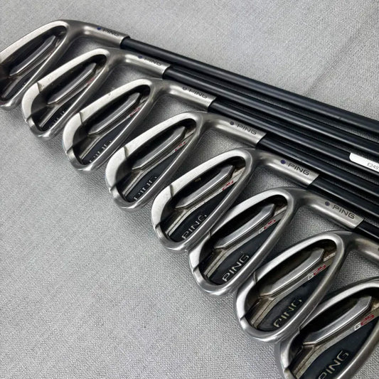 Ping G25 Irons - Upgraded Graphite Regular Flex / 5-LW / Golf Pride CPX