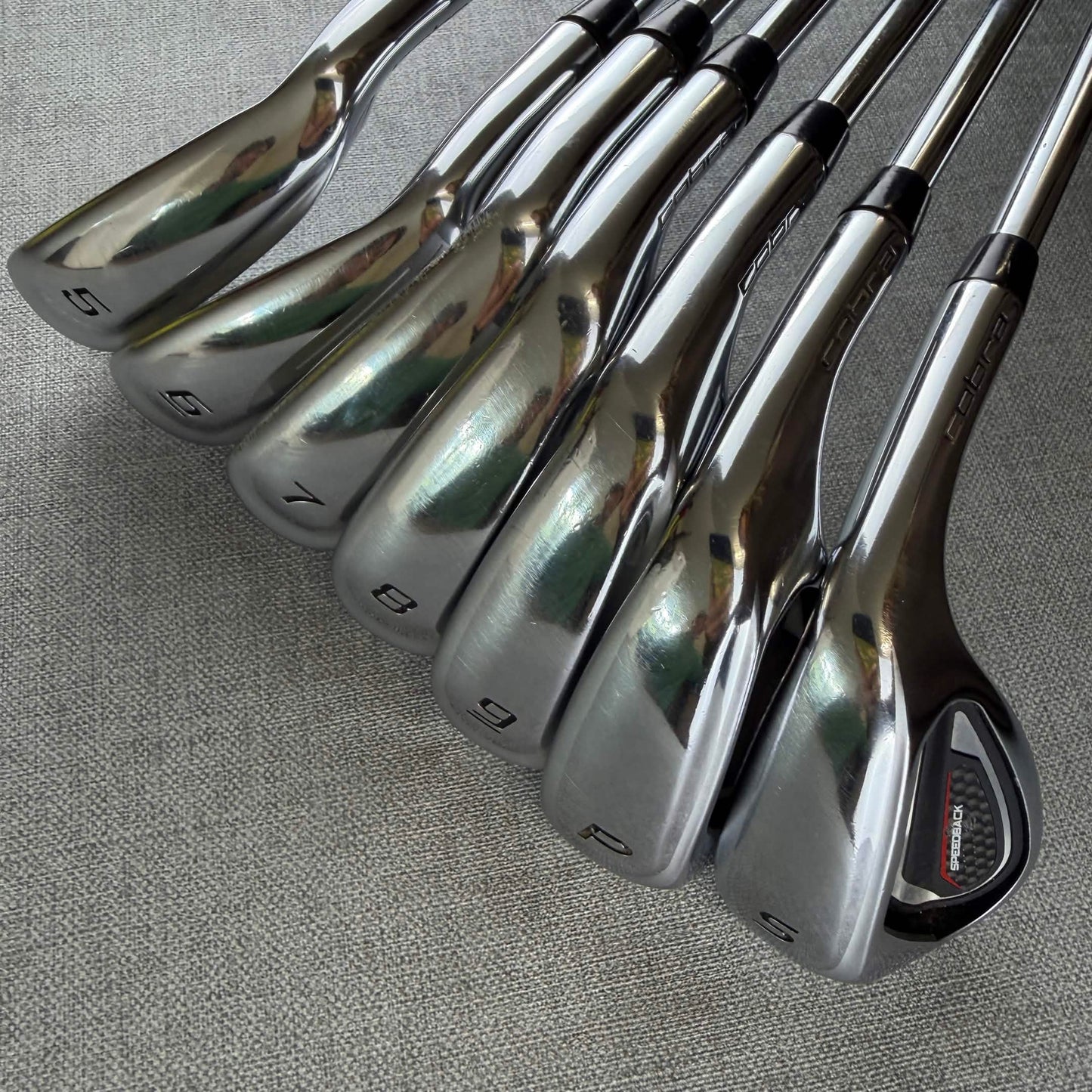 Cobra King F9 Speedback Irons - Regular  Flex / 5-SW