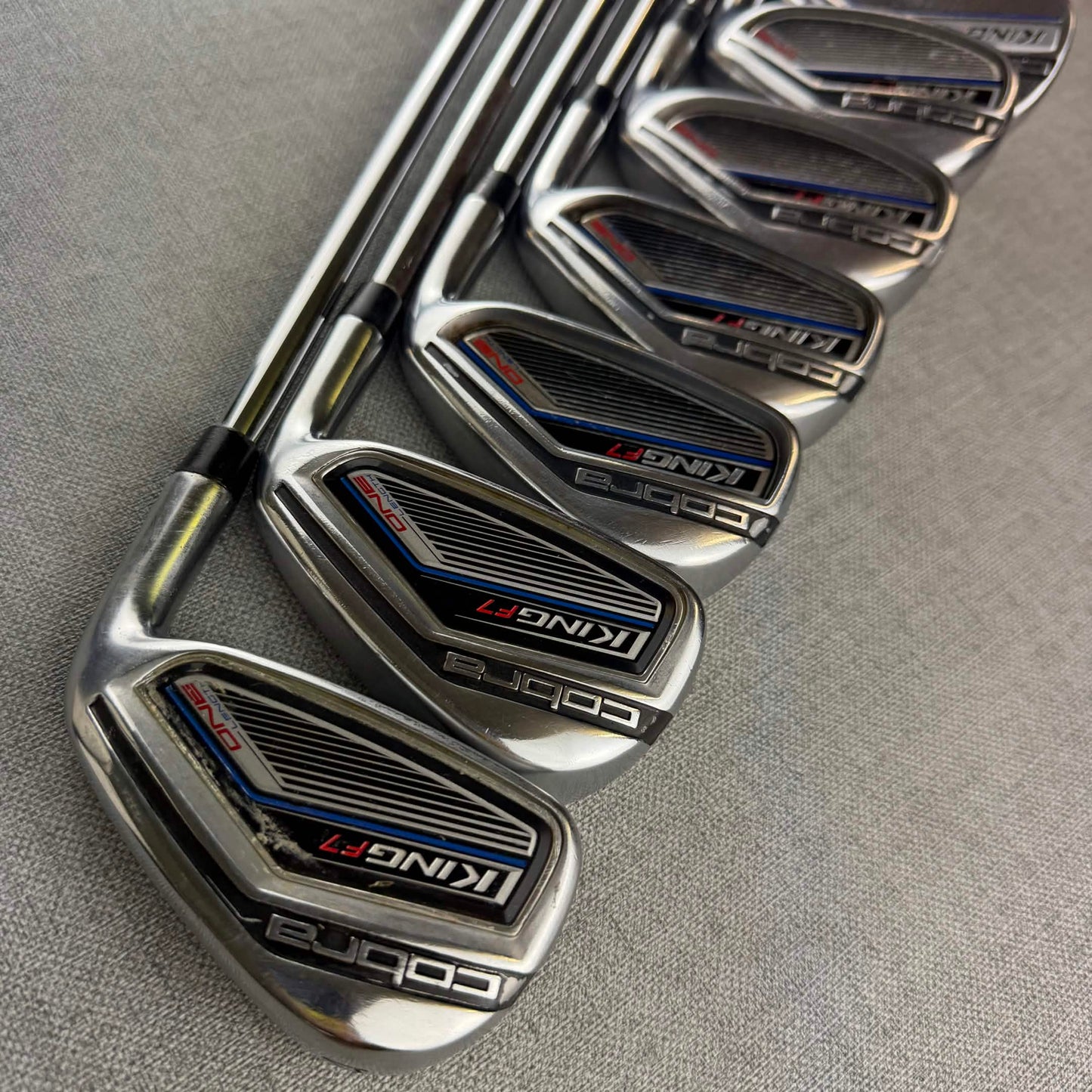Cobra King F7 Irons - Regular  Flex / 4 5 6 7 8 PW GW (No 9i)