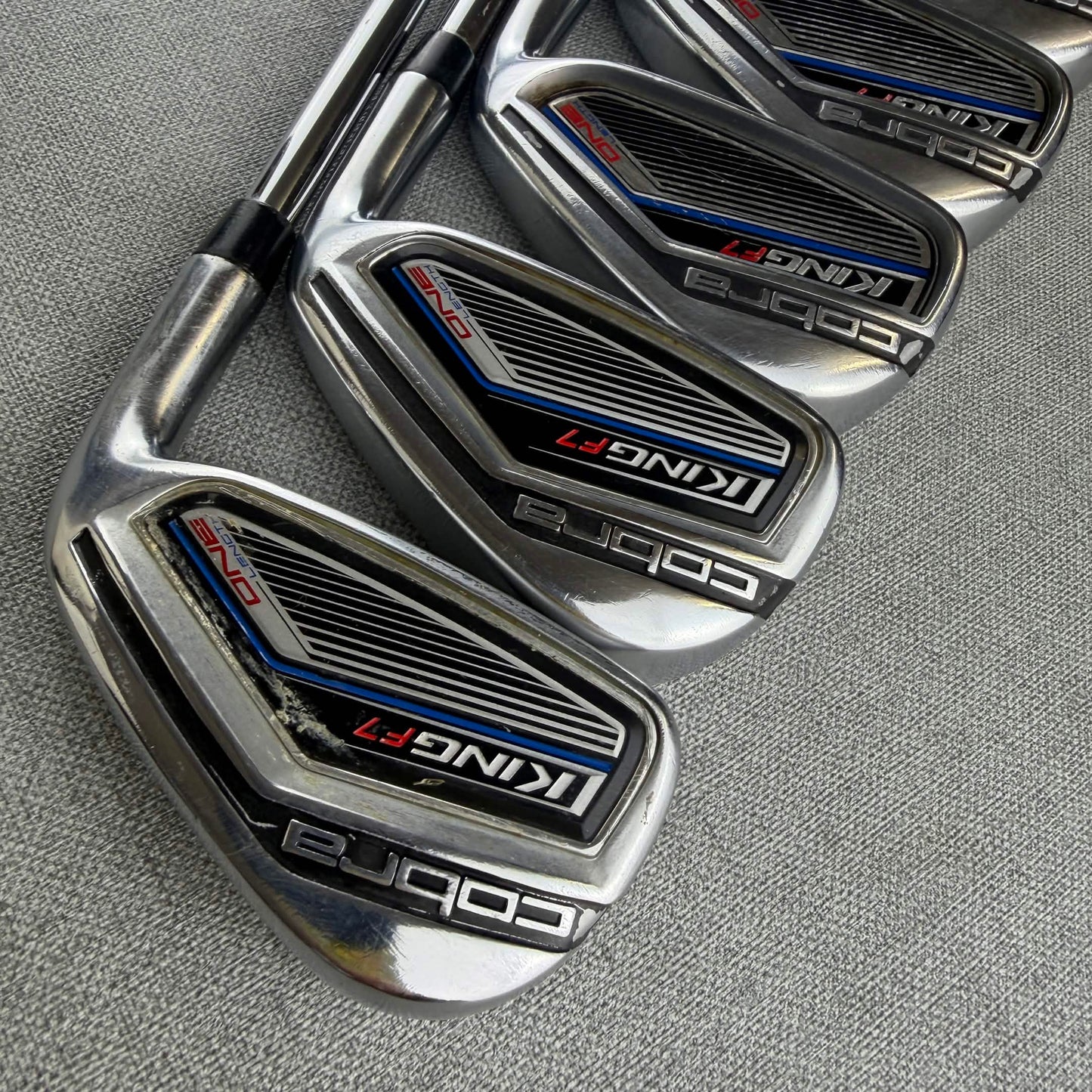 Cobra King F7 Irons - Regular  Flex / 4 5 6 7 8 PW GW (No 9i)