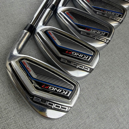 Cobra King F7 Irons - Regular  Flex / 4 5 6 7 8 PW GW (No 9i)