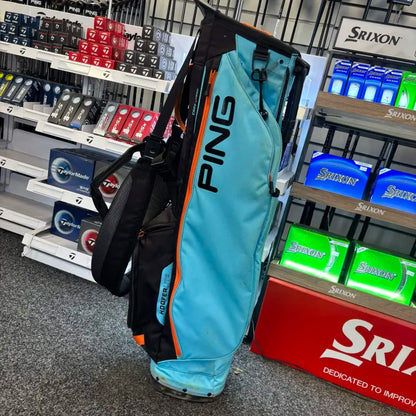 Ping Hoofer Lite Stand Bag - All Zips Working / Blue+Black+Orange
