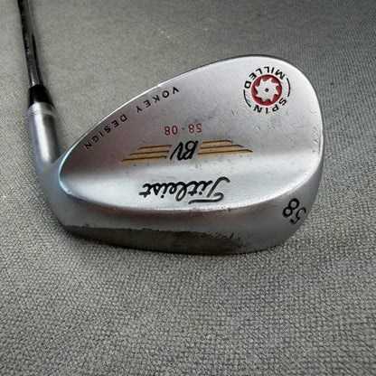 Titleist Vokey Spin Milled Lob Wedge - Wedge Flex / 58 Degree