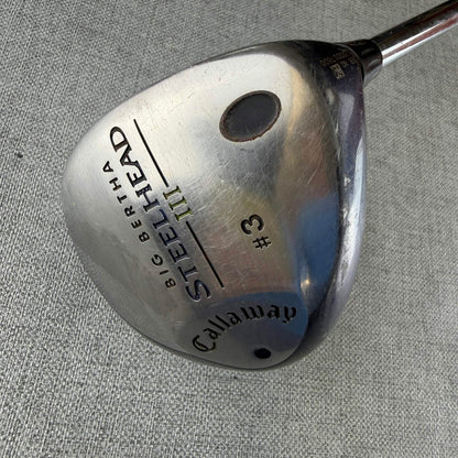Callaway Big Bertha Steelhead III Fairway Wood - Uniflex 100g / 15 Degree