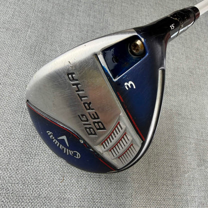 Callaway Big Bertha  Fairway Wood - Stiff 65g / 15 Degree