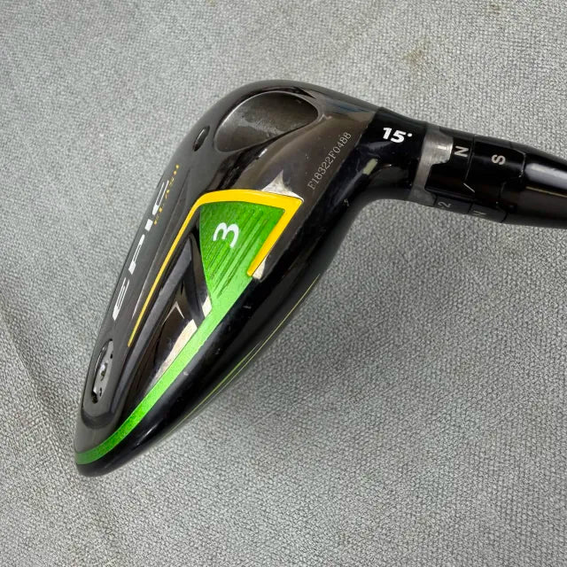 Callaway Epic Flash Fairway 3 Wood - Stiff Flex / 15 Degree