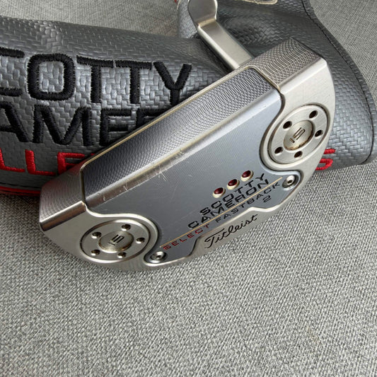 Scotty Cameron Select Fastback2 Putter - 34 Inches / Scotty Cameron Studio Design Grip
