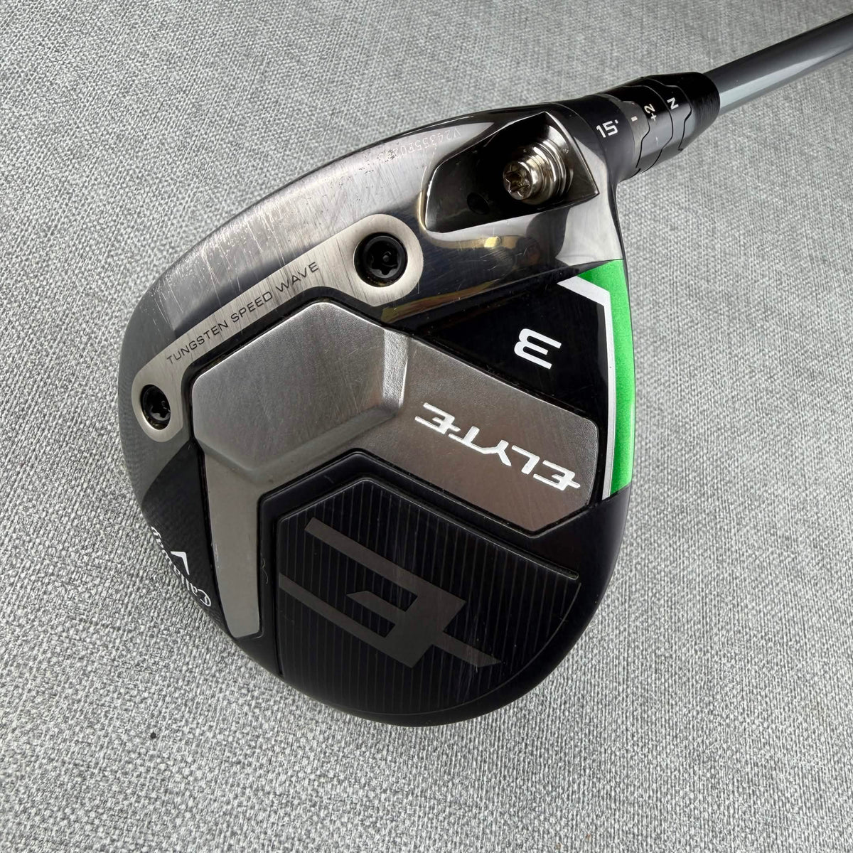 Callaway Elyte 3 Fairway Wood - Stiff 60g / 15 Degree