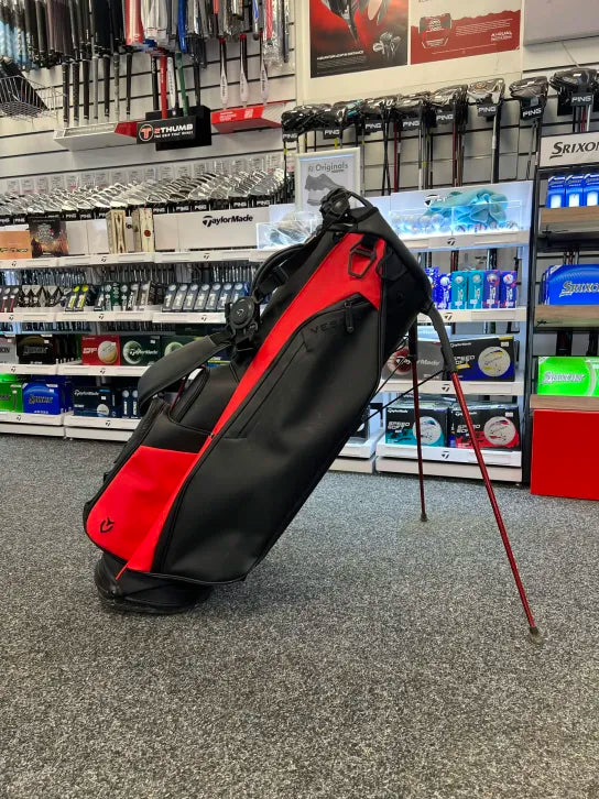 Vessel Player IV 4.0 Stand Bag Black & Red - All Zips Working