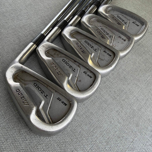 Mizuno MX-15 T-Zoid Irons - Stiff Flex / 5-PW