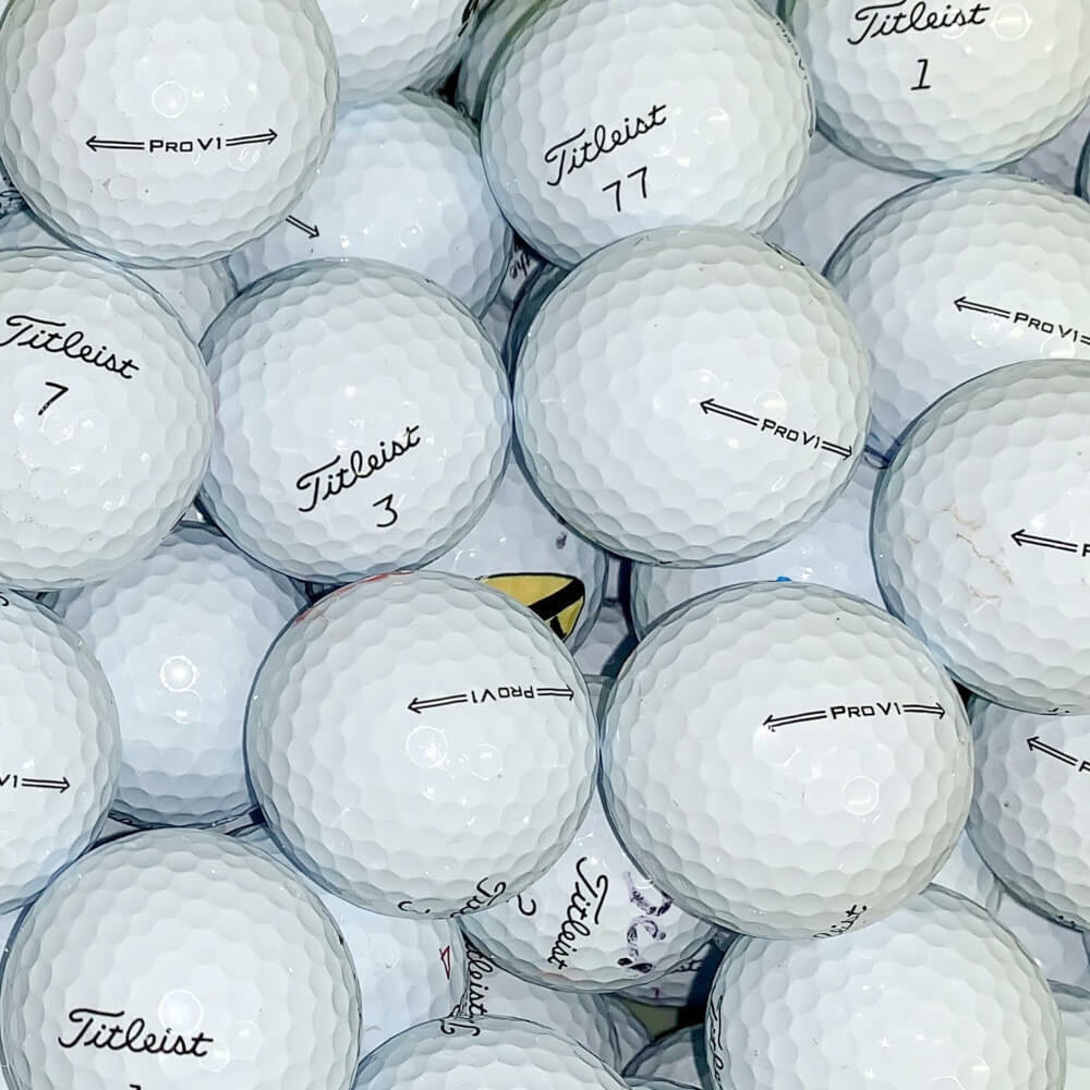 PREMIUM Titliest ProV Used Balls - Grade A & Pearl x12